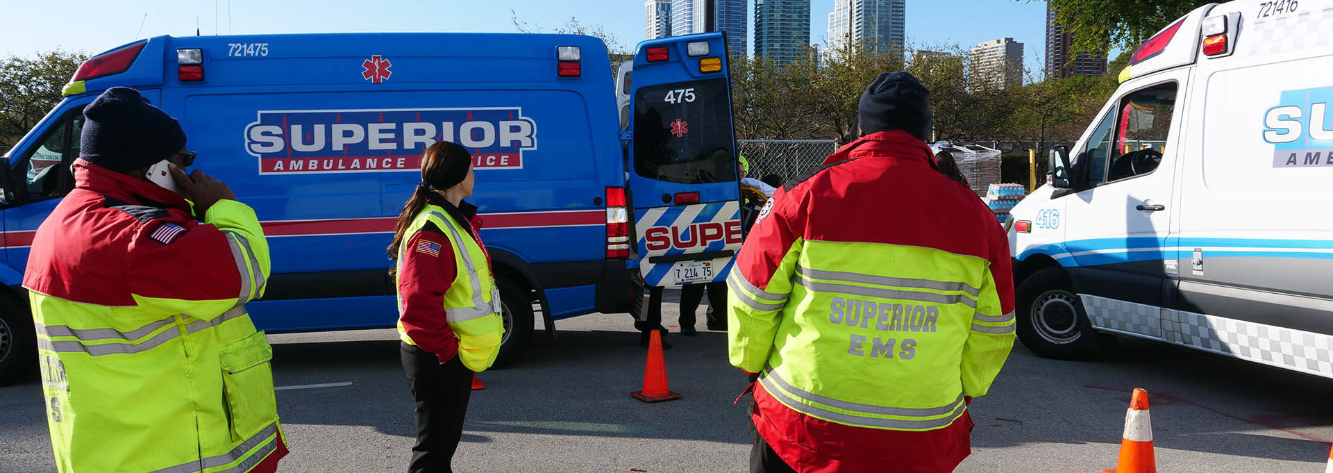 Superior Ambulance at the Chicago Marathon 