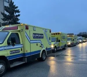 Superior Ambulance Service Assists Franciscan Health Crown Point Hospital move in Crown Point
