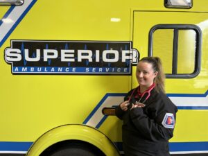 Alicia Cremonesi CCT Paramedic for Superior Ambulance of Indiana
