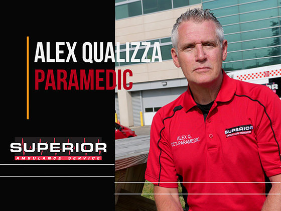 Superior Ambulance Bike Medic Alex Qualizza