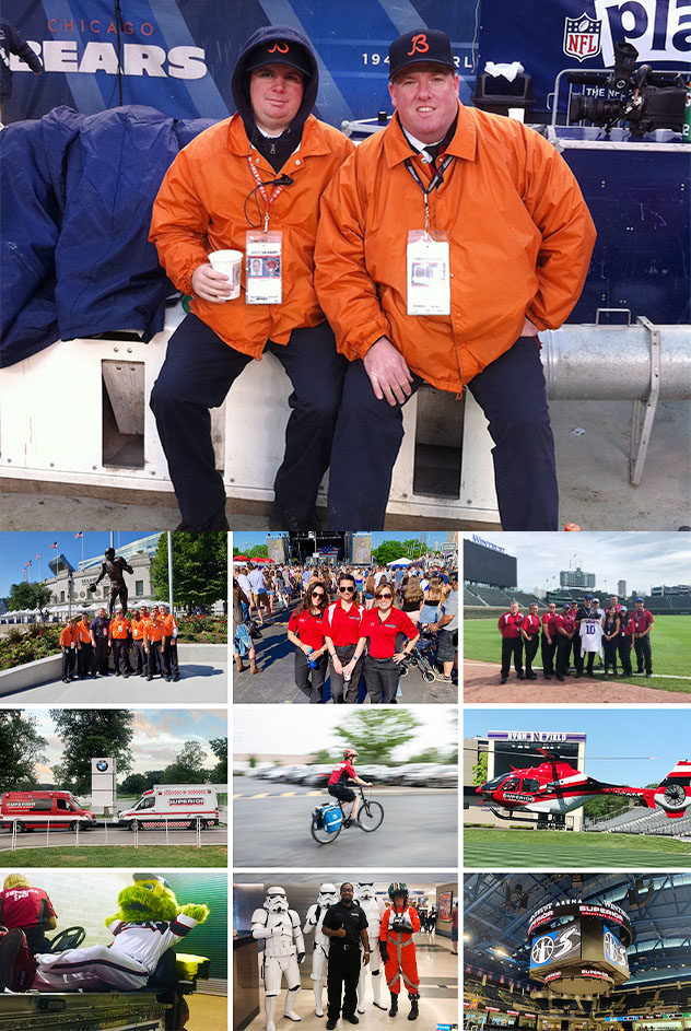 Superior Ambulance Special Events Collage