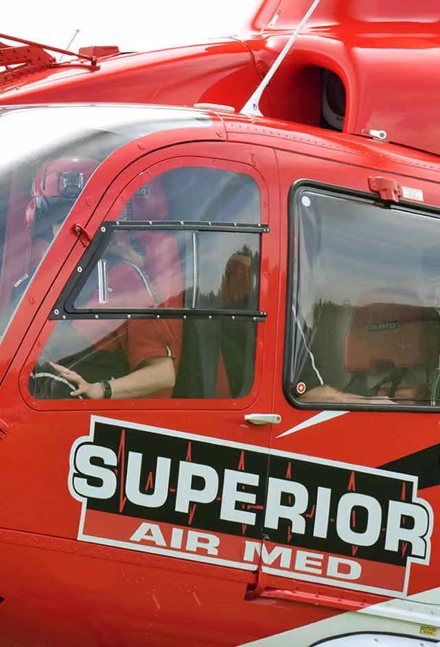 Superior Air Med Helicopter