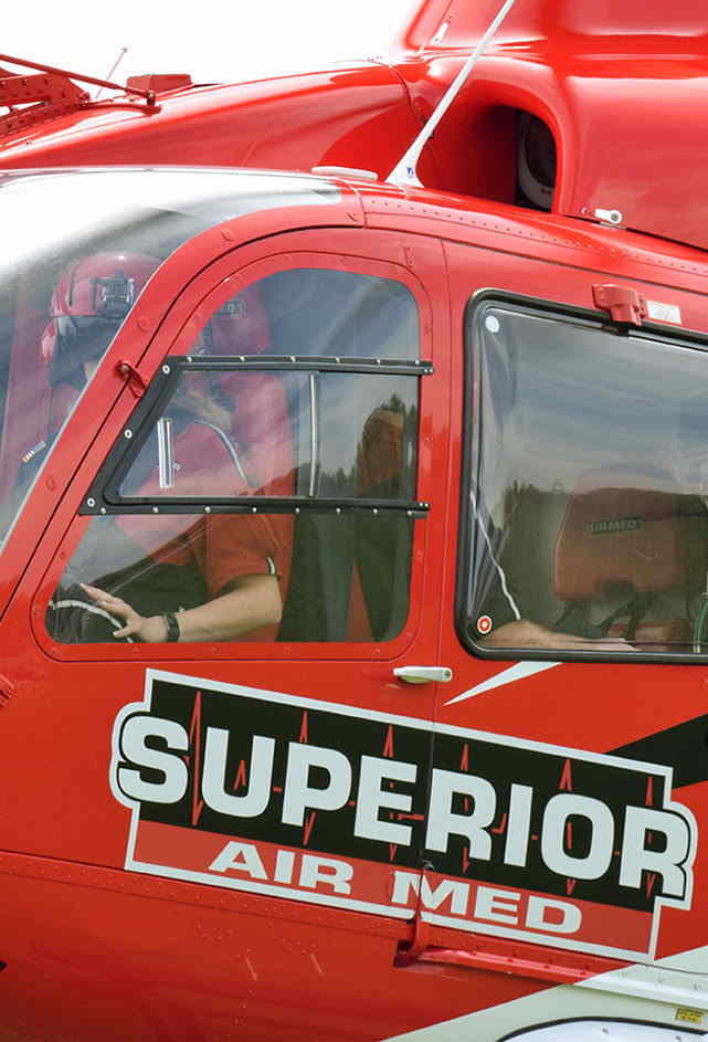 Superior Air Med Helicopter