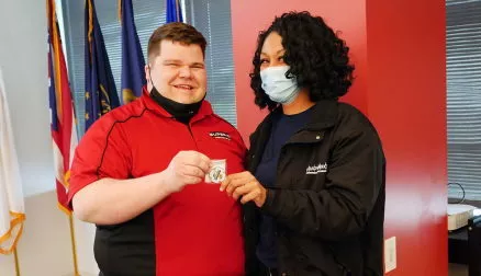 Tina Singletary Awarded Challenge Coin